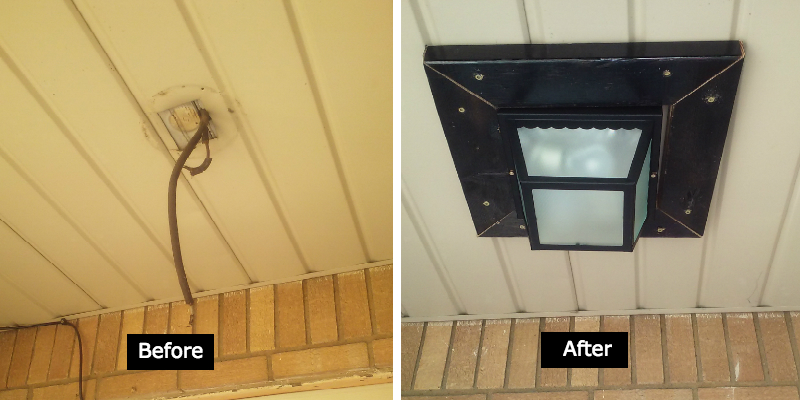 Porch Light Installation